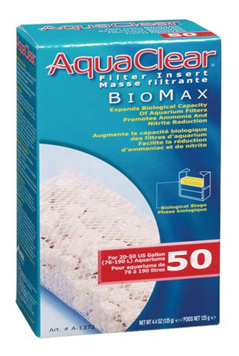 Bio-max Aquaclear Zeolita 50 125gr Para Peces