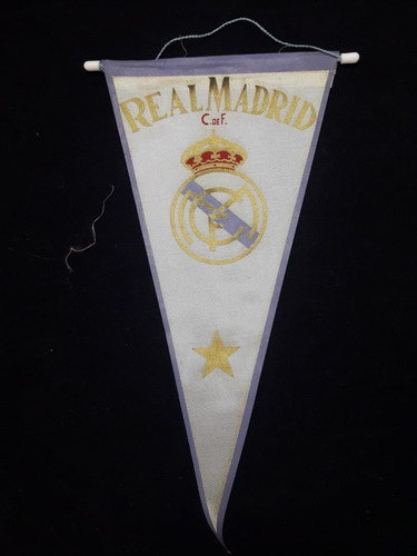 Banderin Real Madrid Antiguo Decada Del 60
