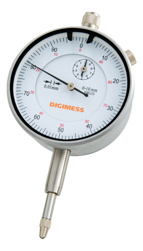Relógio Comparador 0-10mm Graduação 0,01mm Digimess 121.304