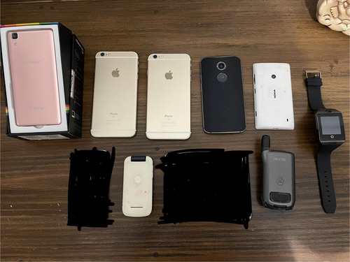 Lote De Celulares Para Piezas O Reparar Dorado