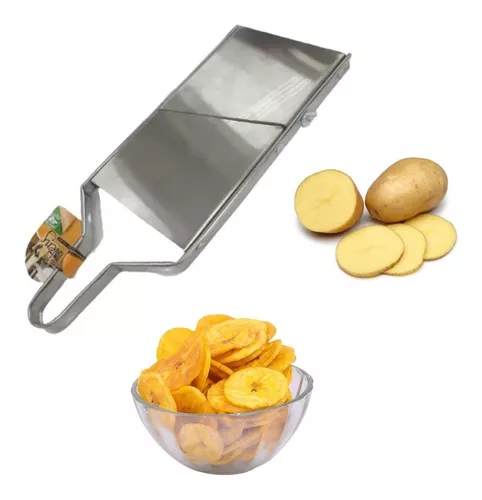 Rebanadora Cortadora Acero Inoxidable Papas Platanos Envio