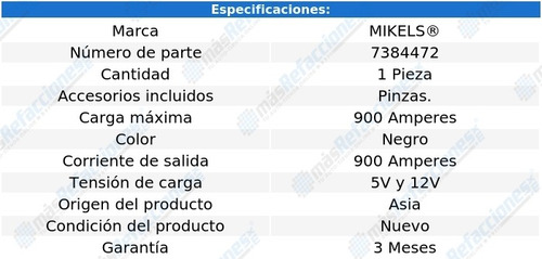 Jumper Arrancador 900a Mikel´s
