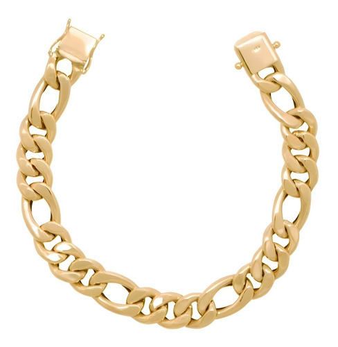 Pulseira De Ouro 18k Modelo 3x1  12 Gramas - 20cm