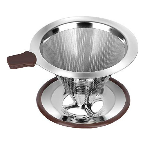 Pour Over Coffee Dripper, Reusable Paperless Coffee Fil...
