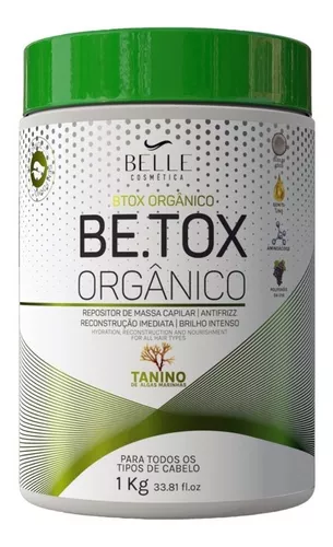 Be.tox Belle Cosmética Botox Capilar Sem Formol 1kg