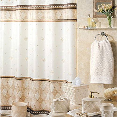 Cortinas De Baño Cortina Para Ducha De Tela Impermeable