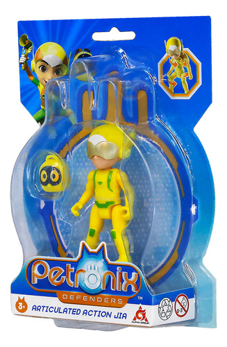 Figura Petronix Defenders De 7cm. Matt, Jia, Tim, Emma