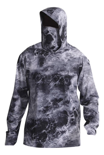 Camisa Con Capucha Y Protección Solar For Hombre, Ropa