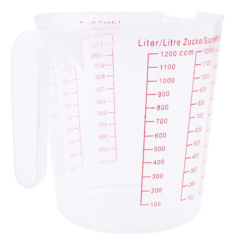 Taza Medidora, Resistente A La Temperatura, Líquidos /