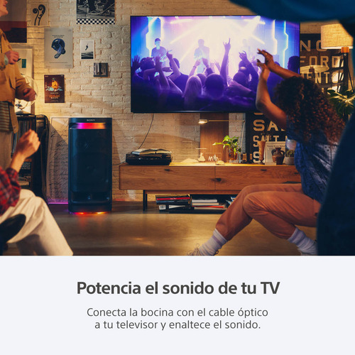Parlante Portátil Bluetooth Inalámbrico Sony Srs-xv900 Color Negro