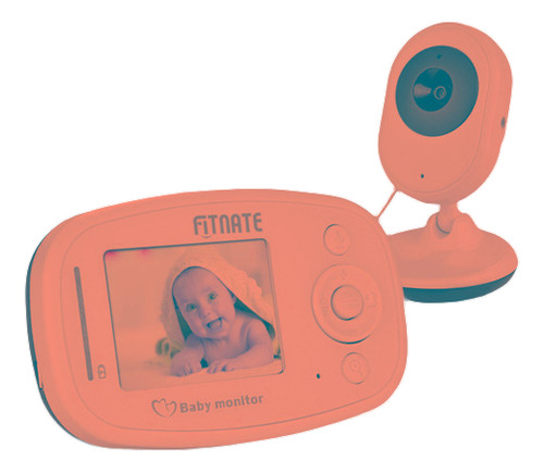 Fitnate Video Bebé Monitor Inalámbrico Con Cámara Digital De