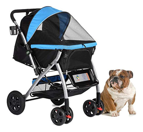 Hpz Pet Rover Premium Heavy Duty Dog/gato/cochecito De Viaje