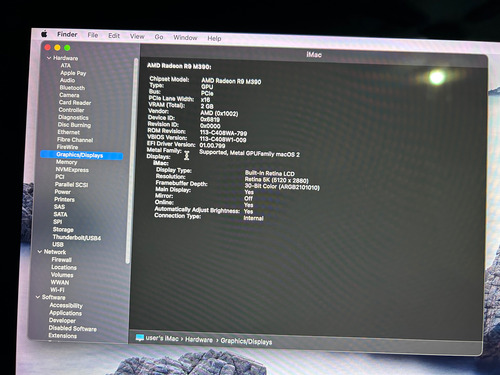 Imac 2015 27 Intel Core I5, 8gb Ram, 1tb Hdd 128 Ssd 5k Plateado (Usado)