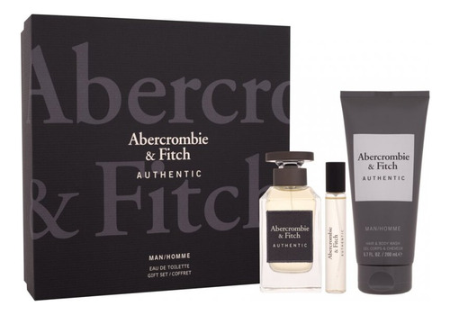 Set Abercrombie & Fitch Authentic Men 100ml Edt