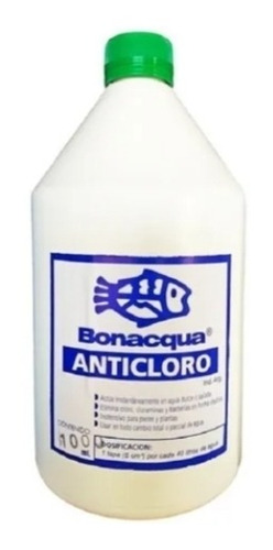 Anticloro Bonacqua 250cc Agua Pecera Acuario Peces