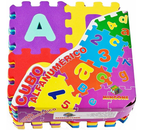 Tapete Infantil Eva Alfabeto Numeros Alfanumerico Bebe 40pçs