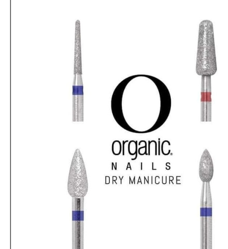 Set De Fresas Dry Manicure  De La Marca Organic Nails