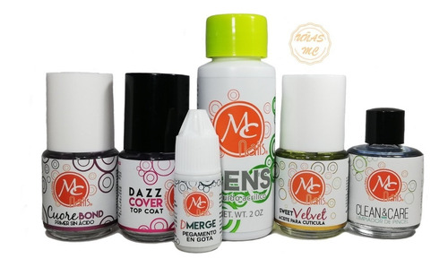 Kit De Uñas Acrilicas Mc Nails Grande 20 Pzs | Meses sin intereses