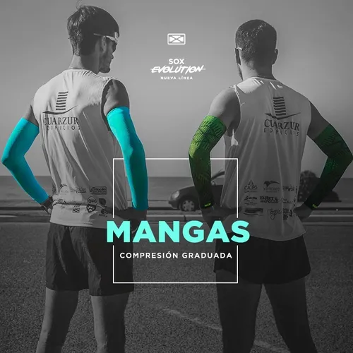 Mangas Compresión Graduada Sox P/ Tapar Tatuaje