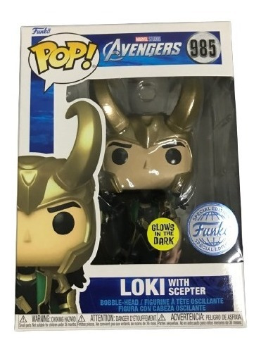 Funko Pop Loki #985 - Avengers Caja 10/10