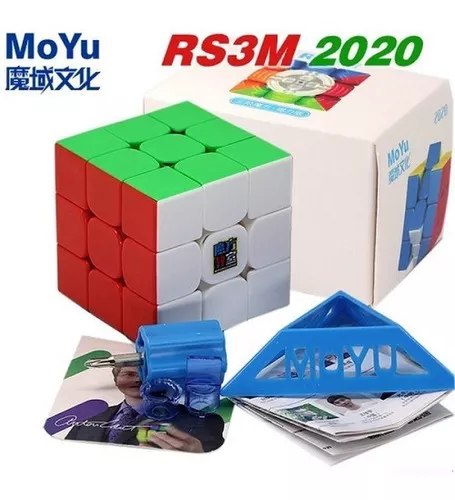 Cubo Mágico Magnético Moyu Rs3m M 3x3x3 Pro