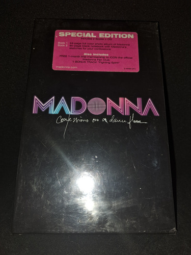 Madonna Confessions On A Dance Floor 2book+cd Original Pop