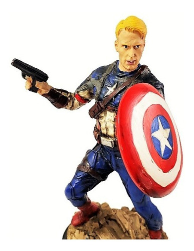 Imagem 1 de 8 de Personagem Filme Capitao America Grande Com Escudo