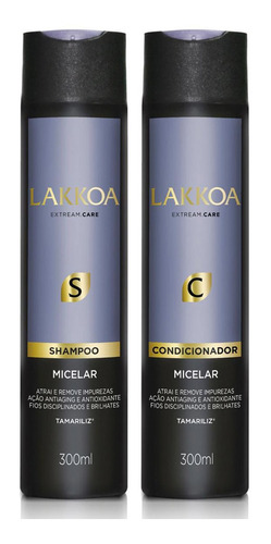 Kit Micelar Lakkoa Shampoo E Condicionador