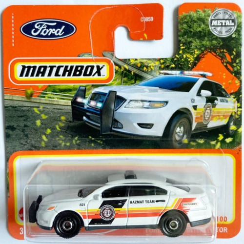 Matchbox Carro Ford Police Interceptor Original + Obsequio 