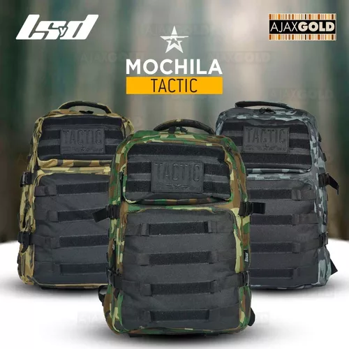 Mochila Tactica Militar Camping Asalto Trekking Reforzada
