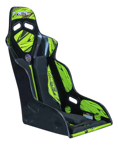 Butaca Mec Sport 1/4 Milla Verde Fluor Talle M