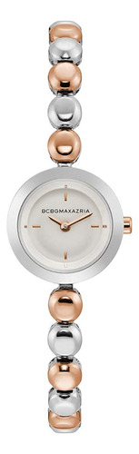 Bcbgmaxazria Reloj Casual Con Correa De Acero Inoxidable De