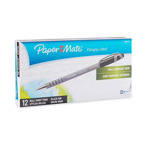 12 X Paper Mate Flexgrip Ultra Stick Ballpoint Pens ()