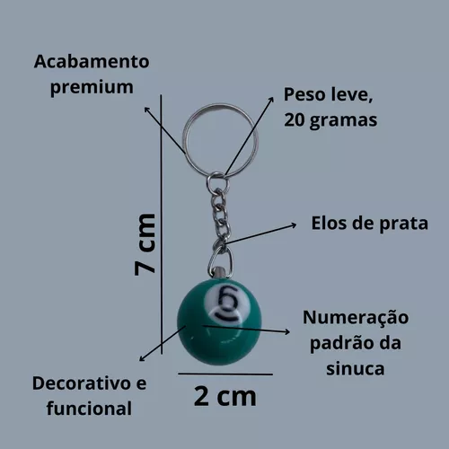 GALPADA 16 Unidades Chaveiro De Bilhar Amuleto De Bola 8 Da Sorte Ornamento  Pendurado Bola Chaveiros De Jogo De Bilhar Chaveiros De Bola Esportiva  Esportes Liga Caixa De Chaveiro Filho