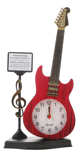 Reloj De Pared Musical Para Guitarra, Despertador De Escrito