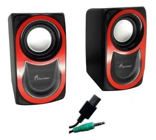 Parlantes Pc - Usb Multimedia Alambrado Speaker 2.0