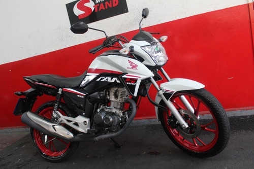 Imagem 2 de 11 de Honda Cg 160 Fan S 2020 Branca Branco