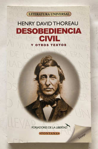 Libro Ensayo: Desobediencia Civil Y Otros Textos. De Thoreau