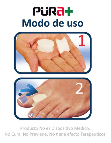 Separadores Dedos Pura+ X4 (2 Pares)