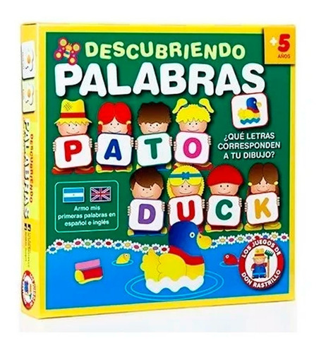 Juego De Mesa Descubriendo Palabras Ruibal Ingles Español 