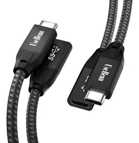 2 Cables De Extension Cortos Usb C Macho A Hembra 30 Cm