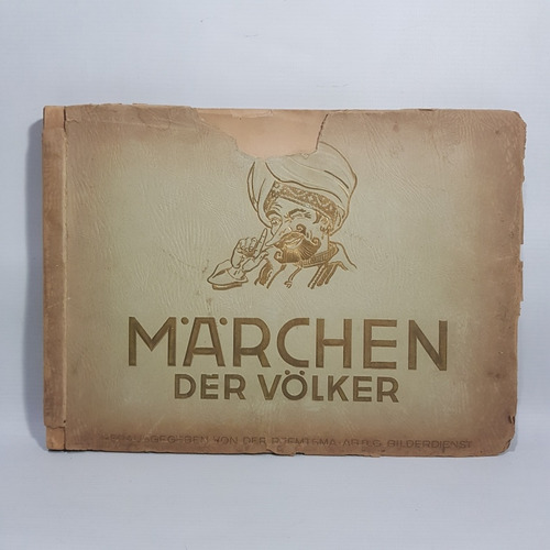 Antiguo Álbum Alemán Figuritas Marchen Der Völker Mag 61642
