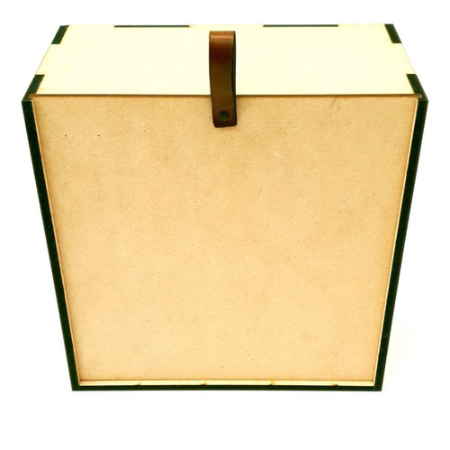 Caja Con Tapa Deslizable 20x20x10 Cm En Mdf Personalizada