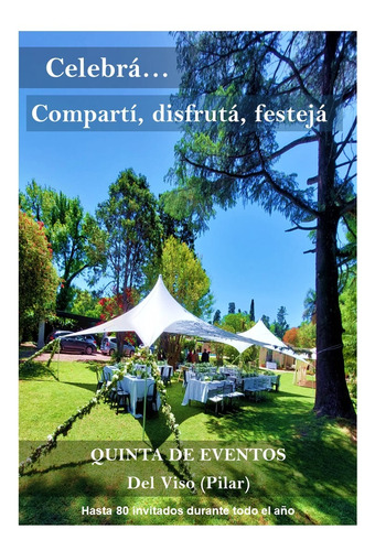 Alquiler Hermosa Casa Quinta Para Eventos Del Viso ( Pilar )