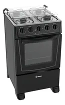 Comprar Cocina Thompson Combinada Negra A Gas 4 H Cth 1500