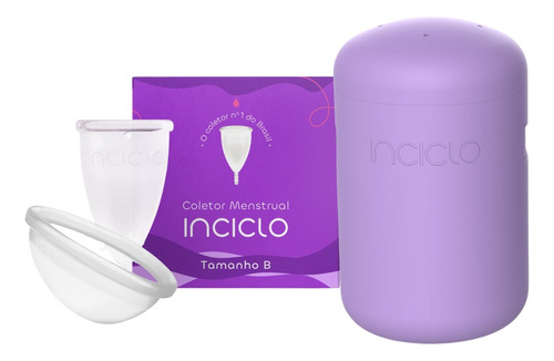 Kit Inciclo Coletor Menstrual B + Lovin Disco + Copo Ester.