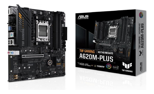 Placa Mãe Asus Tuf Gaming A620m-plus A620 Amd Am5 Matx Ddr5 Preto