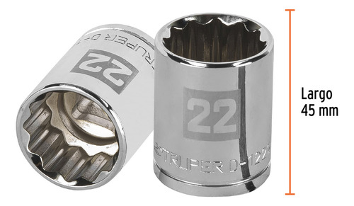 Dado 12 Puntas Cuadro 1/2' 22mm 13536