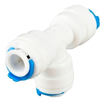 Conector Plástico Tee 1/4  Fitting Osmosis Filtro Agua