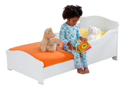 Cama De Madera Para Niños Color Blanco Nantucket Por